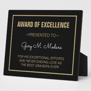 Photo Cadeau spécial ! Plaque de Best Grand-père