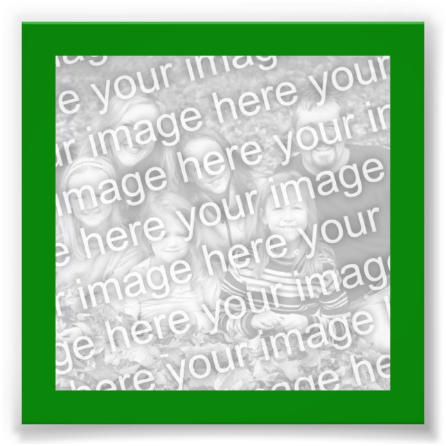 Photo cadre vert (Devant)