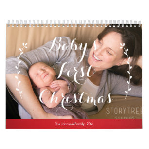 Photo Calendrier de la famille Premier Noël du béb