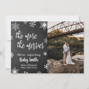 Photo Carte de Faire-part de grossesse de Noël