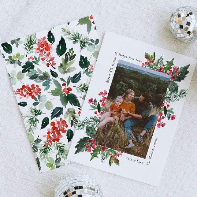 Photo Carte de Noël verte (Créateur téléchargé)