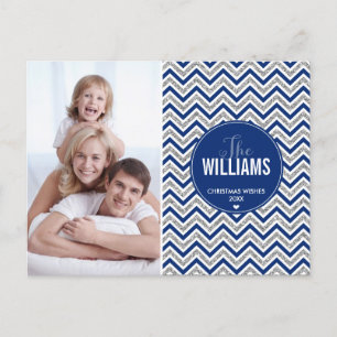 PHOTO CARTE VACANCES chevron parties scintillant a