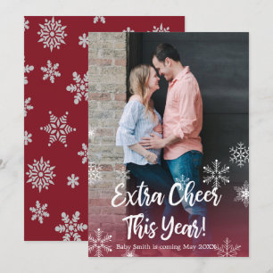 Photo Cartes de Faire-part de grossesse de Noël