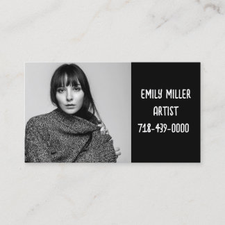 PHOTO Cartes de visite personnalisés