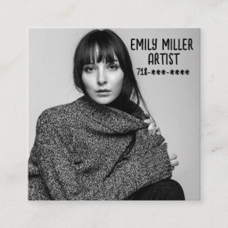 PHOTO Cartes de visite personnalisés