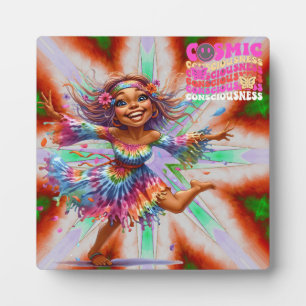 Photo Chic Hippie-Me coloré Plaque cosmique avec Easel