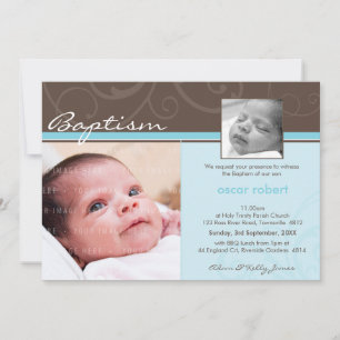 PHOTO CHRISTENING INVITATIONS :: caritatif 4L