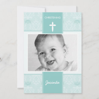 PHOTO CHRISTENING INVITATIONS :: jolie 6P