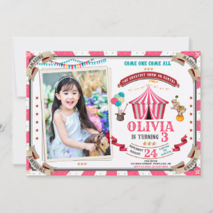 Photo Circus invitation anniversaire Festival Vint