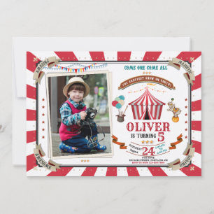 Photo Circus invitation anniversaire Festival Vint