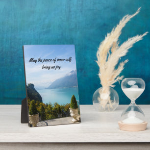 Photo Citations Inspiration Plaque de table avec Easel