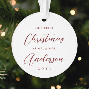 Photo classique moderne de premier Noël en tant qu