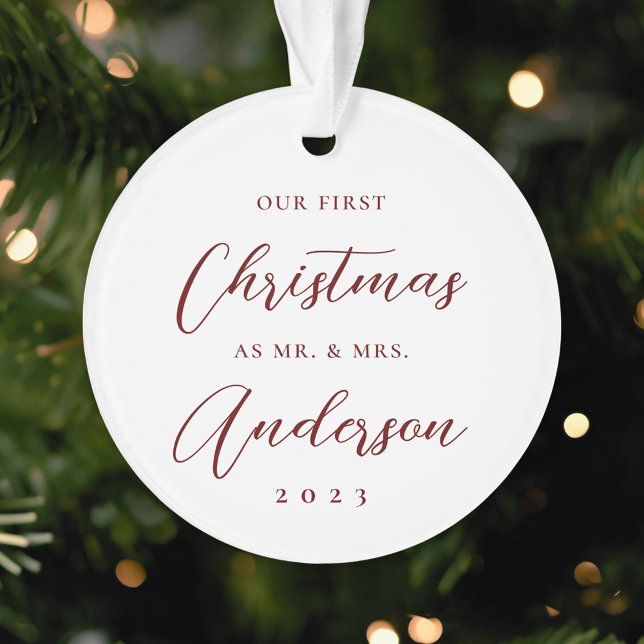 Photo classique moderne de premier Noël en tant qu (Créateur téléchargé)