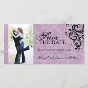 Photo Classy Enregistrer La Date Invitation