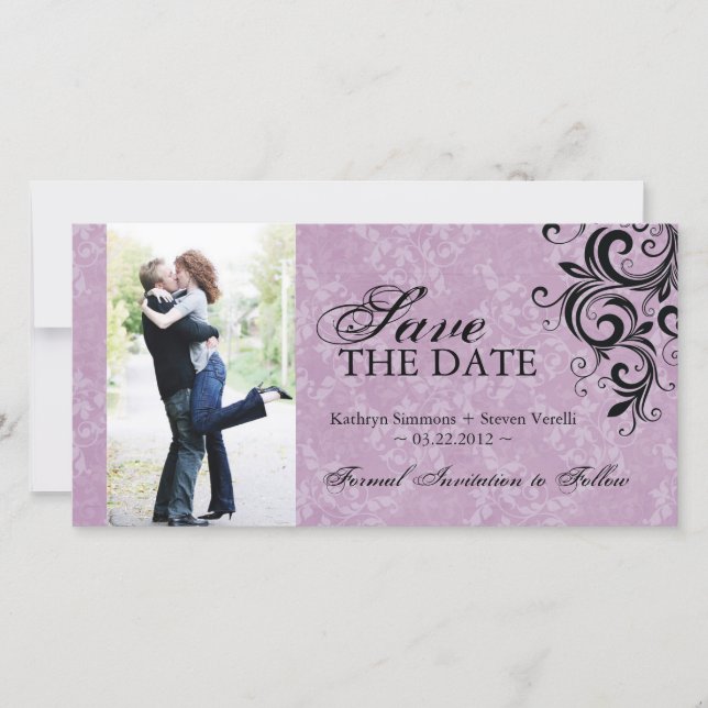 Photo Classy Enregistrer La Date Invitation (Devant)