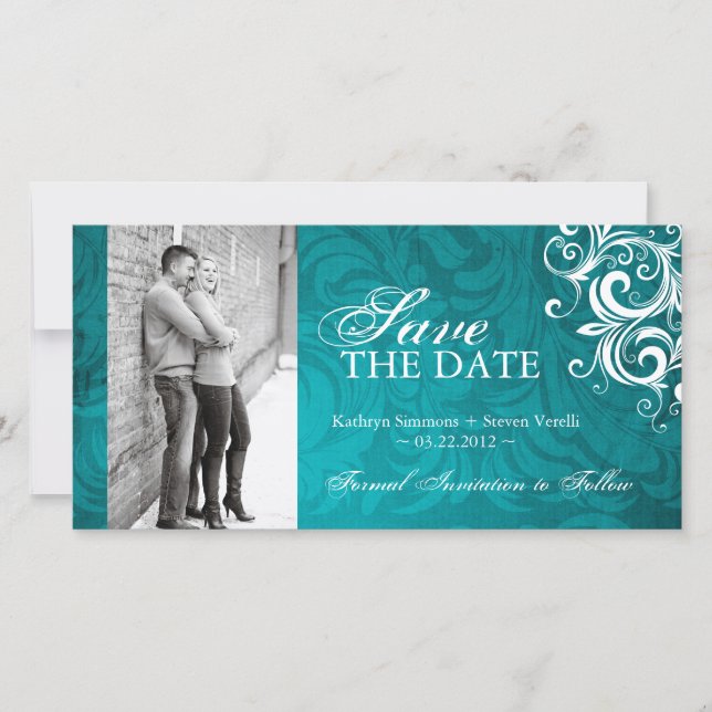 Photo Classy Enregistrer La Date Invitation (Devant)