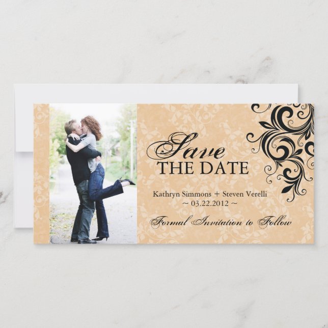 Photo Classy Enregistrer La Date Invitation (Devant)