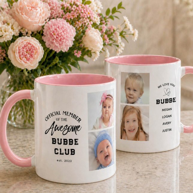 Photo Collage Awesome BUBBE Mug (Créateur téléchargé)