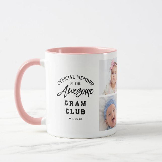 Photo Collage Awesome GRAM Mug (Gauche)