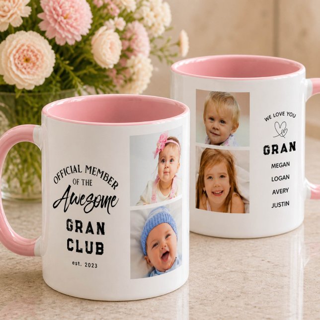 Photo Collage Awesome GRAN Mug (Créateur téléchargé)