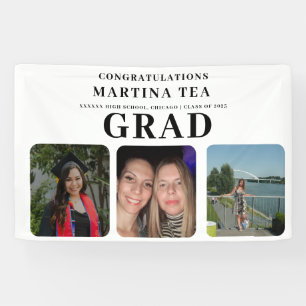 Photo Collage Bienvenue bannière de graduation