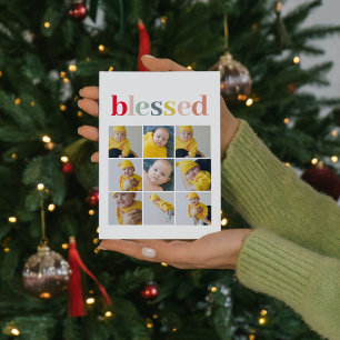 Photo Collage Cadeau de vacances coloré