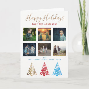 Photo Collage Carte de Noël Famille Instagram