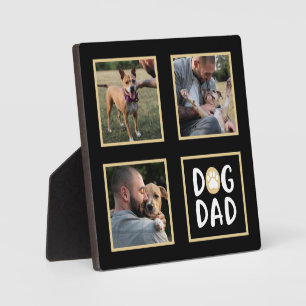 Photo Collage Chien Papa Empreinte de patte Plaque