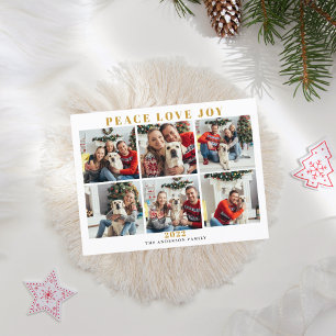 Photo Collage de Noël 2022 Carte postale des Fêtes