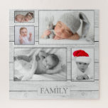 Photo Collage Family Keepsaké Puzzle<br><div class="desc">Créez votre propre puzzle de collage photo de famille. Ajoutez vos photos préférées. Un grand cadeau pour grand-mère,  grand-père,  maman,  papa. Qui n’adorerait pas construire ce puzzle ? Faites-le vous-même avec vos photos préférées. Le cadeau parfait pour tous ceux qui figurent sur votre liste de Noël.</div>