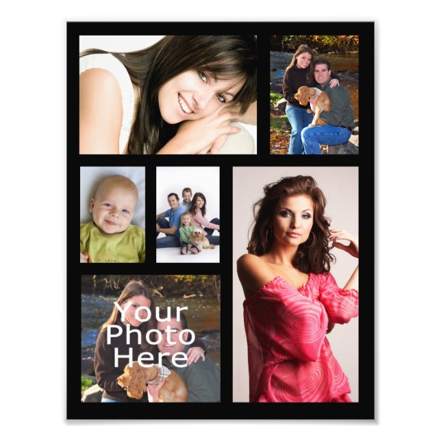 Photo Collage Impression, Six Photos (Devant)