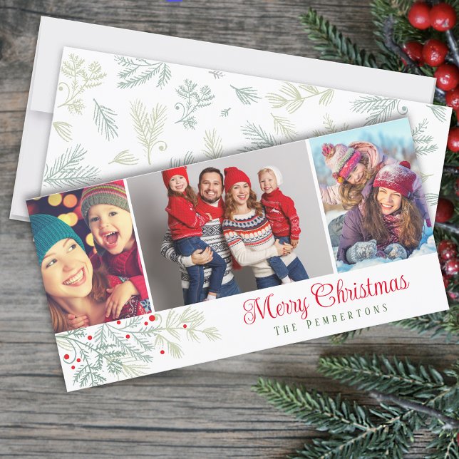 Photo Collage Joyeux Noël Carte de vacances (Créateur téléchargé)