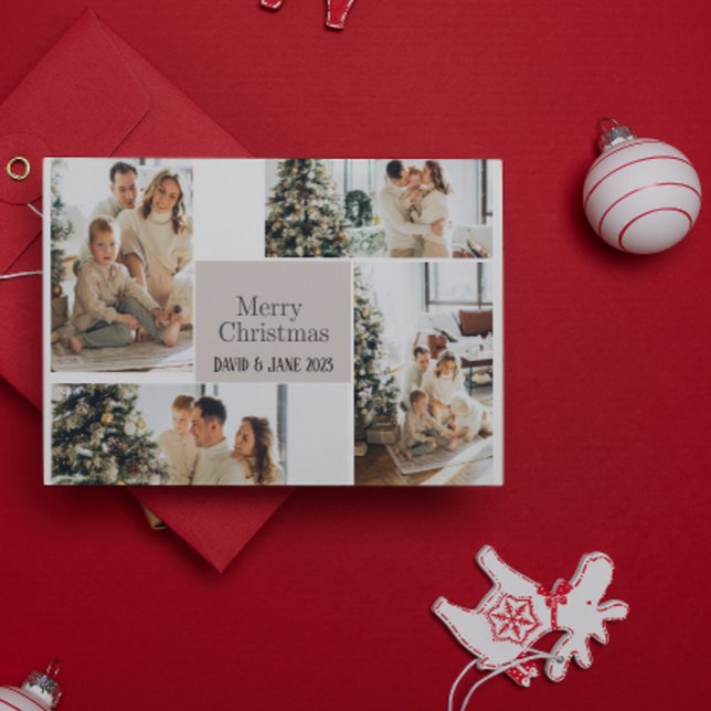 Photo Collage Joyeux Noël Carte de vacances (Créateur téléchargé)
