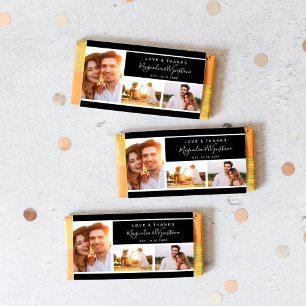 Photo Collage Mariage Favor Candy Bar Wrapper