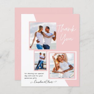 Photo Collage MERCI Mariage/bébé/diplômé/TOUT