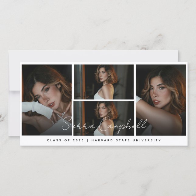 Photo Collage superposition Mini Faire-part de gra (Devant)