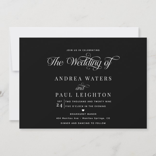 Photo Collage Wedding | Qr Code Invitations (Devant)