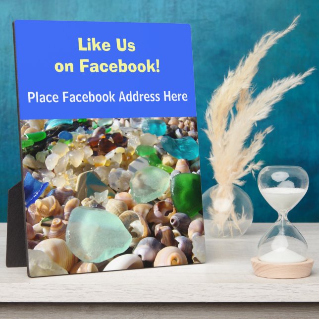 Photo Comme nous sur Facebook Contre-panneau Plaque pers (Côté)