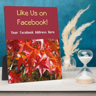 Photo Comme nous Sur Facebook Signal Plaque Automne