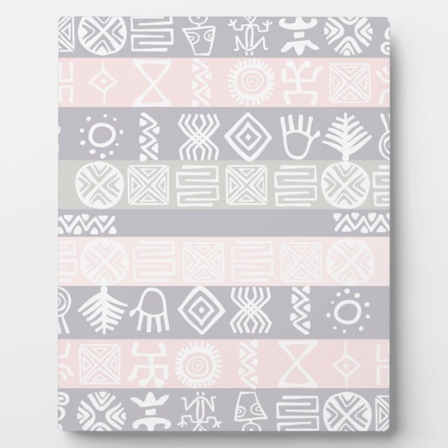 Photo Conception de Boho Africain Ethnique - Plaque (Devant)