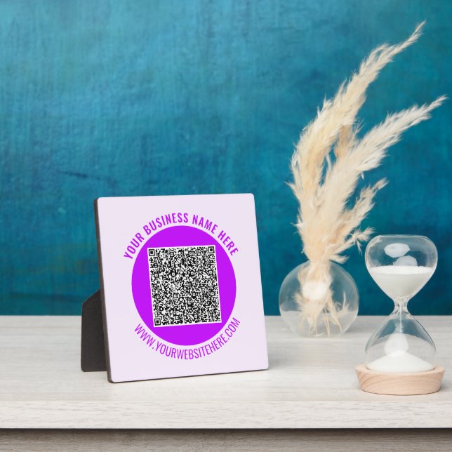 Photo Concevez votre propre QR Code Plaque Modèle (Insitu)