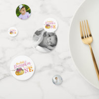 Photo confetti premier anniversaire petit citrouil