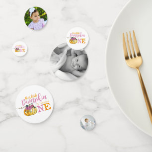 Photo confetti premier anniversaire petit citrouil