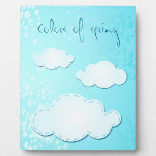 Photo Couleurs du printemps, plaque