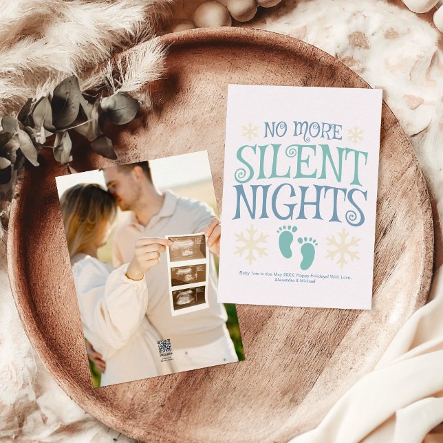 Photo Couple Noël Grossesse Faire-part (Créateur téléchargé)