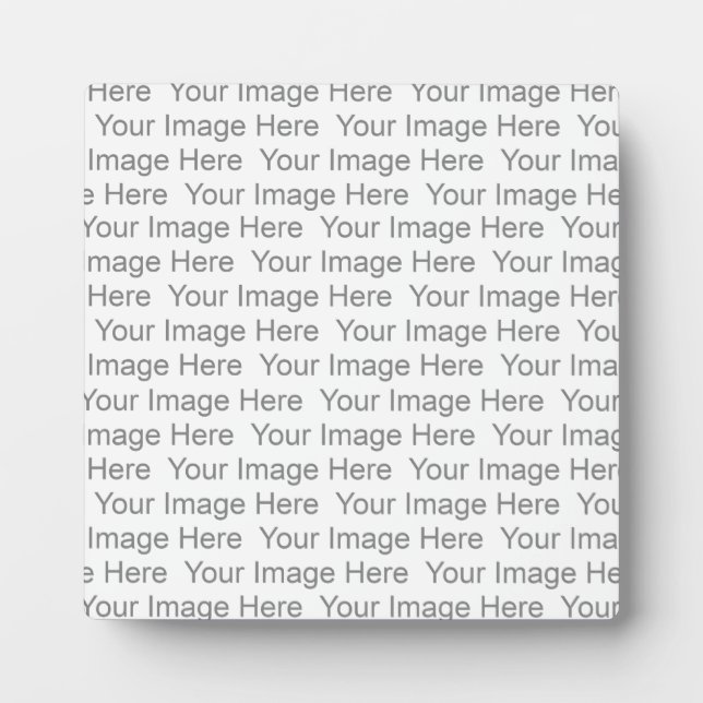 Photo Créez votre plaque (Devant)