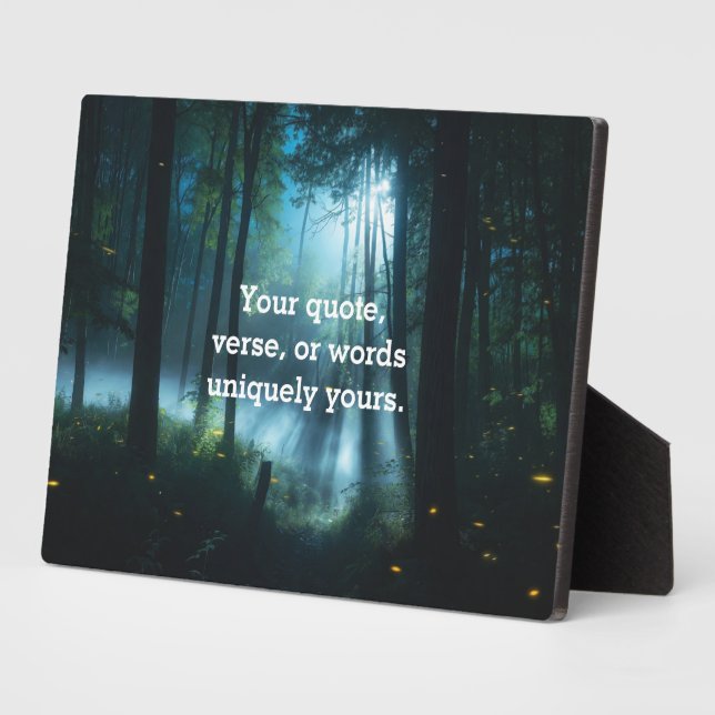 Photo Créez votre propre plaque de citation (Côté)