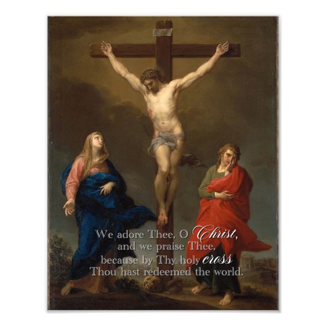 Photo Crucifixion du Christ 11x14 Impression (Devant)
