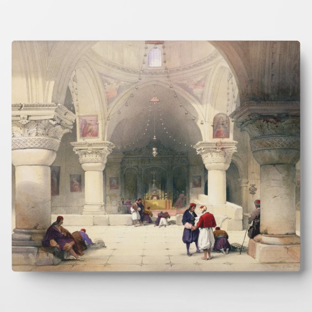 Photo Crypte du Saint Sépulcre, Jérusalem, plaque 20 f (Devant)