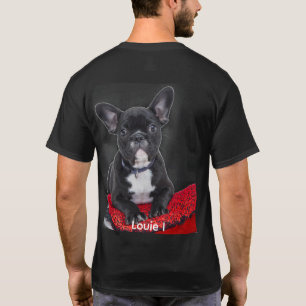 Photo Cute Louie I Black French Bulldog T-shirt